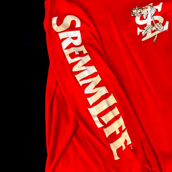 Sremmlife Long Sleeve Red Tee Shirt - Picture 3 of 5